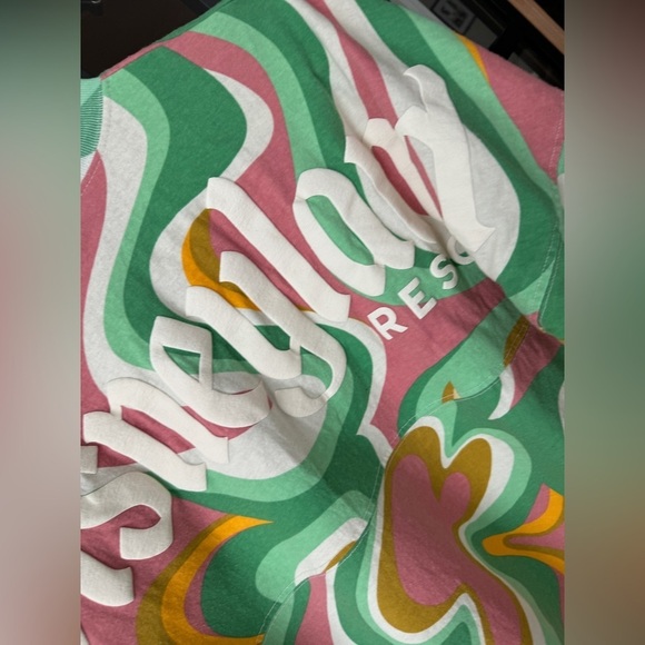 Disneyland Resort Spirit Jersey swirl collection long sleeve colorful pullover - Picture 6 of 9